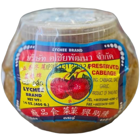 Lychee Brand Preserved Cabbage (Cải bắp muối) - 14 Oz