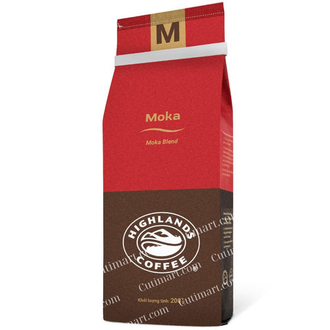 Highlands Moka Ground Coffee (Cà Phê Xay Moka) 200gr