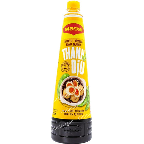 Maggi Premium Light Dark Soy Sauce (Nước Tương Thanh Dịu) - 700ml