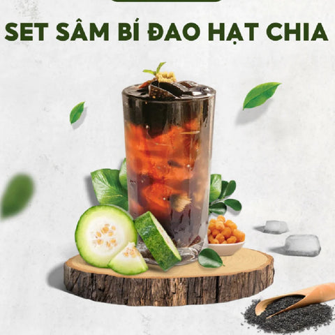 Melon Tea With Chia Seeds And Herbs (Sâm Bí Đao Hạt Chia) 10.5 oz