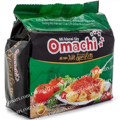 Omachi Instant Noodles - Spaghetti Flavor  (Mì Omachi Xốt Spaghetti) - 3.2 oz