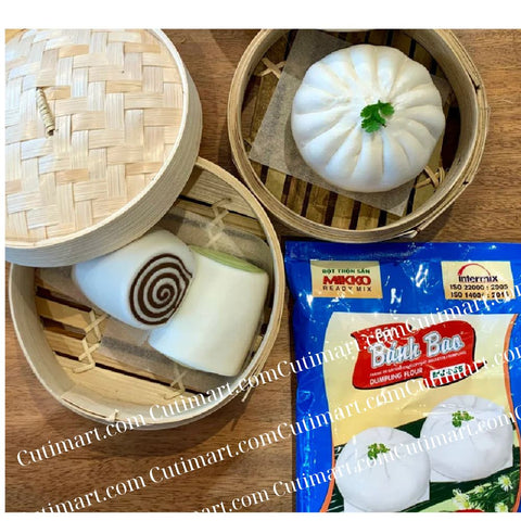 Mikko Dumpling Flour/Steam Buns Mix (Bột Bánh Bao Mikko ) 14.1 oz