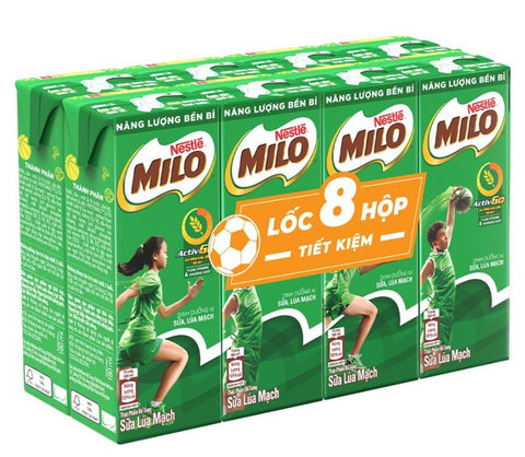 Nestle Milo Ready to Drink Cholocate (Sữa Milo)- 180ml, Pack 8