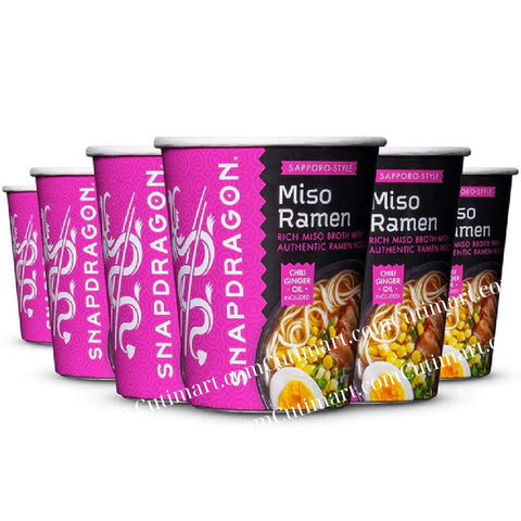 Snapdragon Miso Ramen Cups - 2.2 oz (Pack 8)