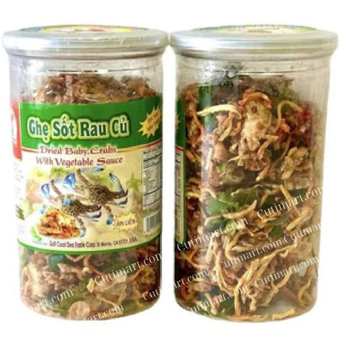 Mixed Dried Baby Crabs (Ghẹ Sữa Sốt) 7oz
