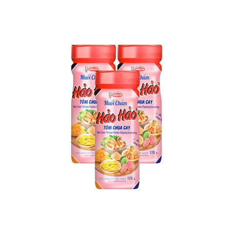 Hao Hao Spicy & Sour Shrimp Salt (Muối Chấm Hảo Hảo Tôm Chua Cay) - 120g