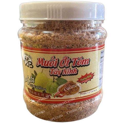 AB Shrimp Chili Salt (Muối Ớt Tôm Tây Ninh) - 8.8 Oz