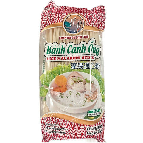 Nam Phong Rice Macaroni Stick (Bánh Canh Ống) - 16oz