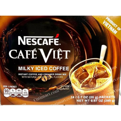 Nescafe Vietnamese Instant Iced Milk Coffee (Cà Phê Sữa Đá) - 20g - 14 Packets
