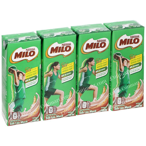 Nestle Milo Ready to Drink Cholocate (Sữa Milo)- 180ml