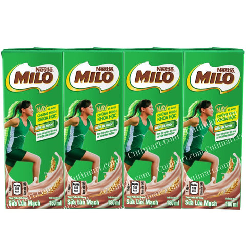 Nestle Milo Ready to Drink Cholocate (Sữa Milo)- 180ml