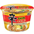 NongShim Bowl Noodle Soup Gold with Chicken Broth, Gourmet Spicy, 3.56 oz - Cutimart