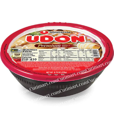 Nongshim Udon Noodle Soup Bowl, 9.73 Ounce-Pack 6