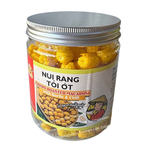 Smile Crispy Roasted Macaroni With Garlic And Chili (Nui Rang Tỏi Ớt) - 5.3oz