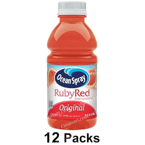 Ocean Spray Fruit Juice, Ruby Red Grapefruit, 10 Fl Oz, 6 Count (2 Pack)