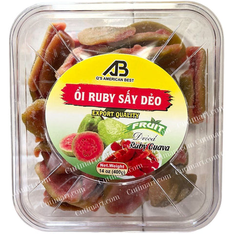 AB Soft Dried Ruby Guava (Ổi Sấy Dẻo) - 14 oz