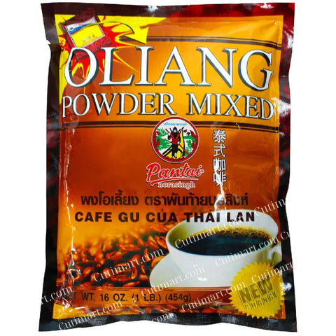 Oliang Coffee Powder Mixed (Thai Style Coffee) - 16oz - Pack 1