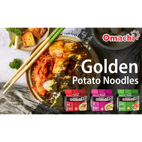 Omachi Instant Noodles-Braised Pork Rib Flavor (Mì Omachi Sườn Hầm Ngũ Quả)- 2.7 oz