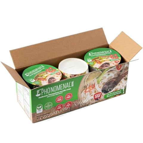 Phonomenal Instant Vegetarian Pho Noodle Bowls (Phở Chay) - Pack 6