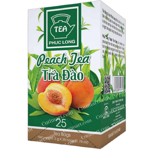 Phuc Long Peach Tea ( Trà đào) Tea Bags 50g