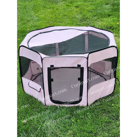 Portable Pet Playpen 45 x45x22" Premium Large Size Puppy Kennel (Lồng Thú Cưng)