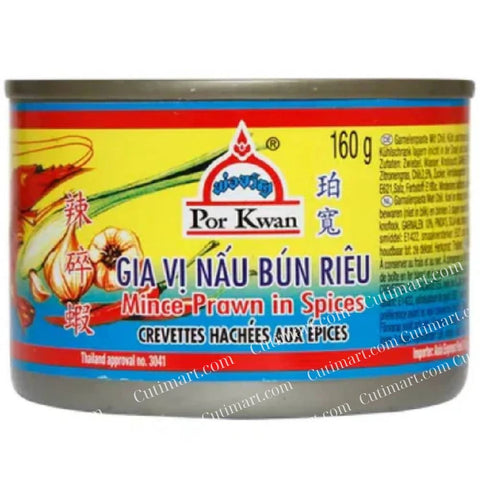 Por Kwan Mince Prawn In Spices (Gia Vị Nấu Bún Riêu) 5.6 oz