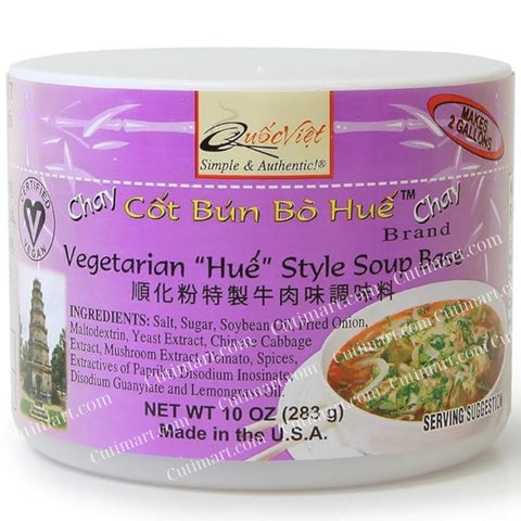 Quoc Viet Foods Vegetarian Hue Style Soup Base (Cốt Bún Bò Huế Chay) - 10oz