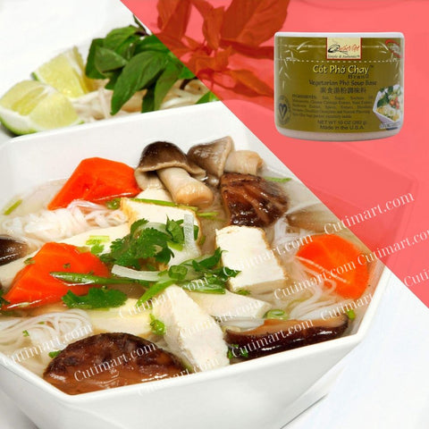 Quoc Viet Foods Vegetarian Pho Soup Base (Cốt Phở Chay) - 10oz