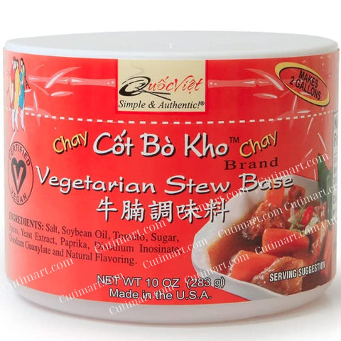 Quoc Viet Foods Vegetarian Stew Base (Cốt Bò Kho Chay) - 10oz