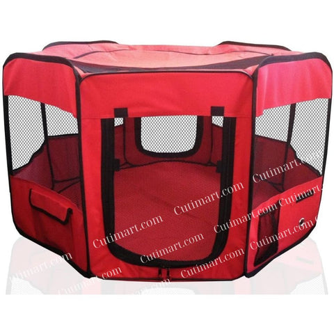 Portable Pet Playpen 45 x45x22" Premium Large Size Puppy Kennel (Lồng Thú Cưng)