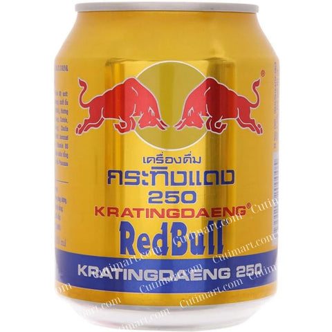 Red Bull Thai Energy Drink (Bò Húc Thái Red Bull) - 250ml