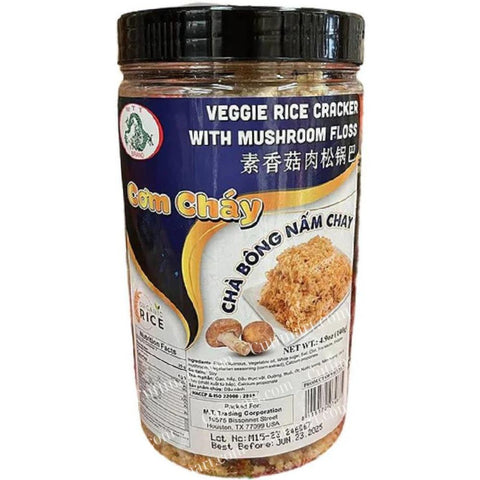 Rice Cracker Mushroom (Cơm Cháy Chà Bông Nấm Chay) 4.9 oz