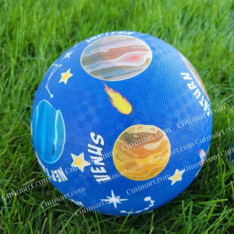 Rubber Playground Balls 8.5 inch and 5 inch Solar System Design (Banh 8.5 & 5 Inch Hệ Hành Tinh)