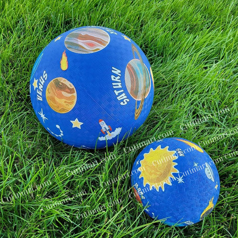 Rubber Playground Balls 8.5 inch and 5 inch Solar System Design (Banh 8.5 & 5 Inch Hệ Hành Tinh)