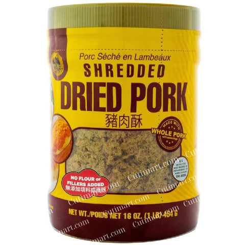 Shredded Dried Pork, Made with Whole Pork, Product of USA (16 oz)