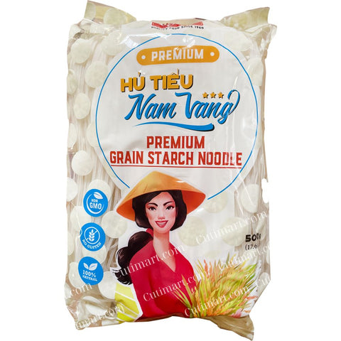 Simply Food Nam Vang Style Flat Rice Noodles (Hủ Tiếu Nam Vang Khô) - 500g
