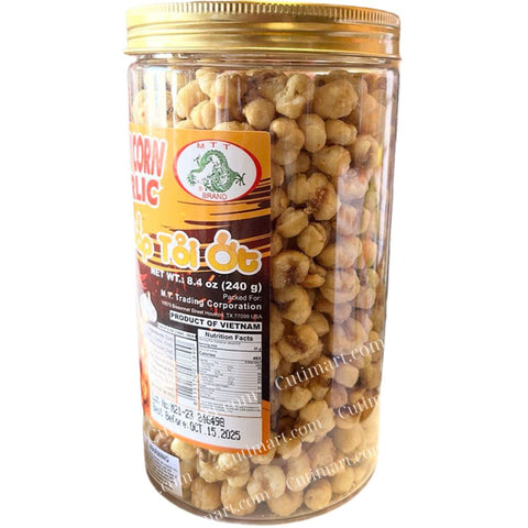 Smile Brand Black Chili Garlic Fried Corn (Bắp Rang Tỏi Ớt) - 8.4 oz