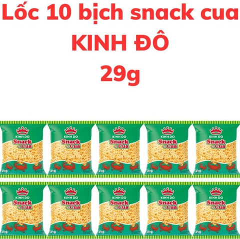 Kinh Do Crab Chips (Snack Vị Cua Kinh Đô) - 29G