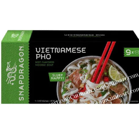 Snapdragon Vietnamese Pho Soup Bowl, Beef Pho, 2.7 oz -Pack 9