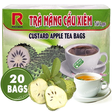 Soursop Leaf Tea Bags (Trà Mãng Cầu) - 20 bags - 40g