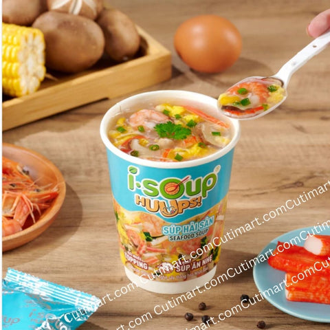I-Soup Huups Seafood Soup Freeze Dried Instant Soup (Súp Hải Sản) - 40g / 1.41oz
