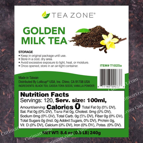 Tea Zone Golden Milk Tea Bag 8.4 oz