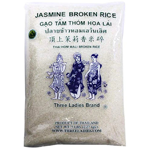 Three Ladies Jasmine Broken Rice (Gạo Tấm Ba Cô Gái) 5lb