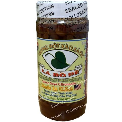 La Bo De Whole Soybean Lemon Grass Sauce (Tương Hột Xào Xả Ớt) - 16 Oz