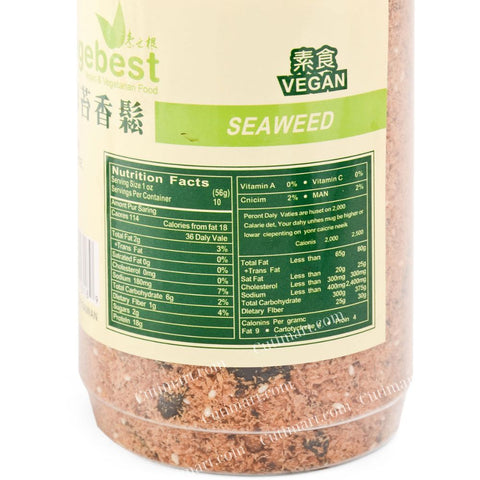 Vegebest Textured Soy Protein Strips-Seaweed (Chà Bông Chay Rong Biển) - 10.5 Oz