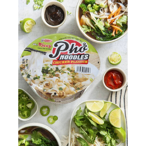Vietnamese Pho Soup Bowls, Chicken Pho (Phở Gà) 2.3 oz- Pack 6