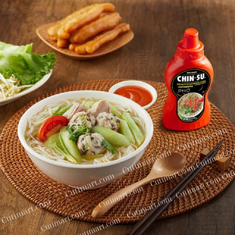 Vietnamese CHIN-SU Hot Sauce for Pho (Chin-Su Tương Ăn Phở) 470g