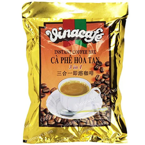 Vinacafe 3 in 1 Instant Coffee Mix, 20 Sachets (14.11 Ounce)