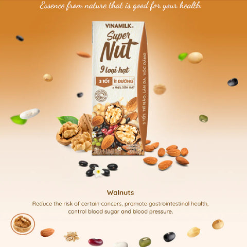 Vinamilk Supernut 9 Kinds of Nuts (Sữa 9 Loại Hạt) - 180ml