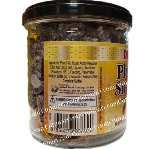 Dee Salted Plum Seedless (Xí Muội Không Hột) - 8.8 oz